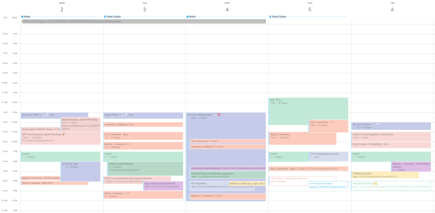 A screenshot of a calendar in January 2023
